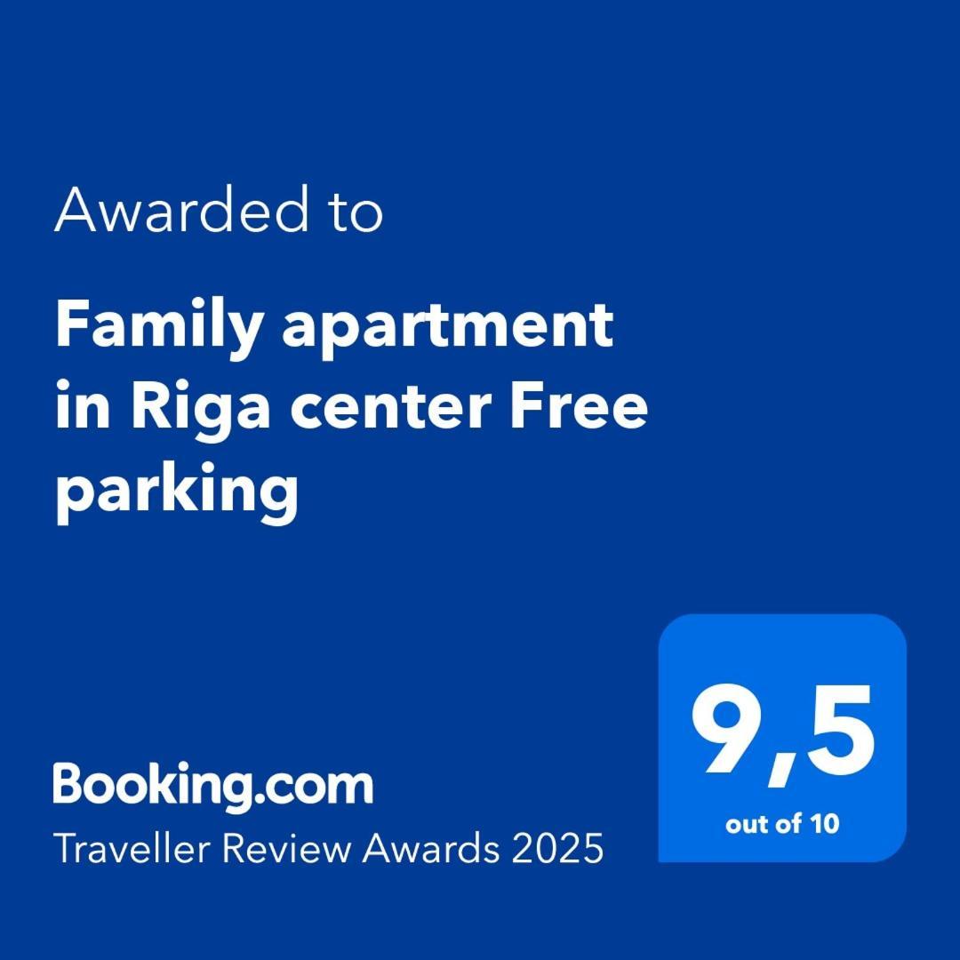Family Apartment In Riga Center And Free Parking Exterior foto